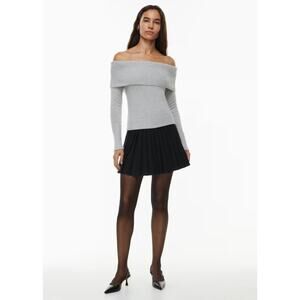 Sunday Best Aritzia Epiphany Pleated Micro Mini Skirt in Black, Size 4